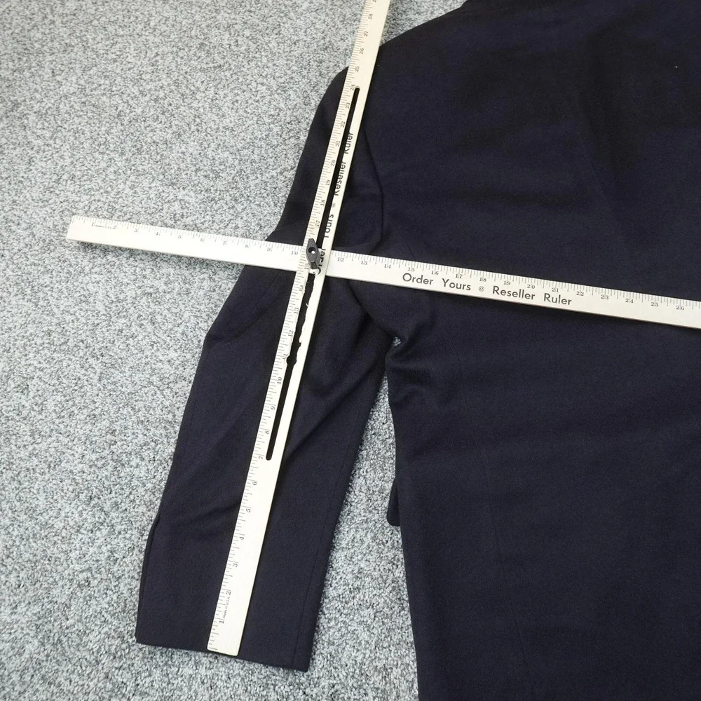 Jos A Bank Blazer Mens 46L Blue Cashmere Button Sport Coat Suit Jacket Top USA